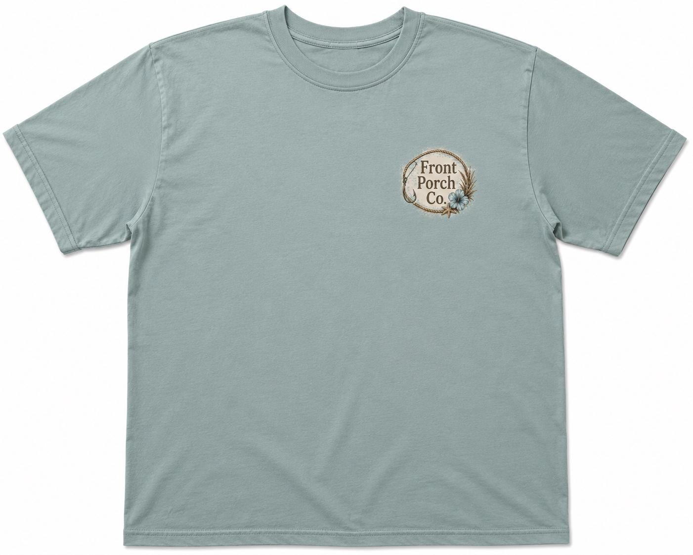 Saltwater Hooked on Fishing Tee
