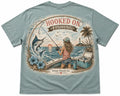 Saltwater Hooked on Fishing Tee