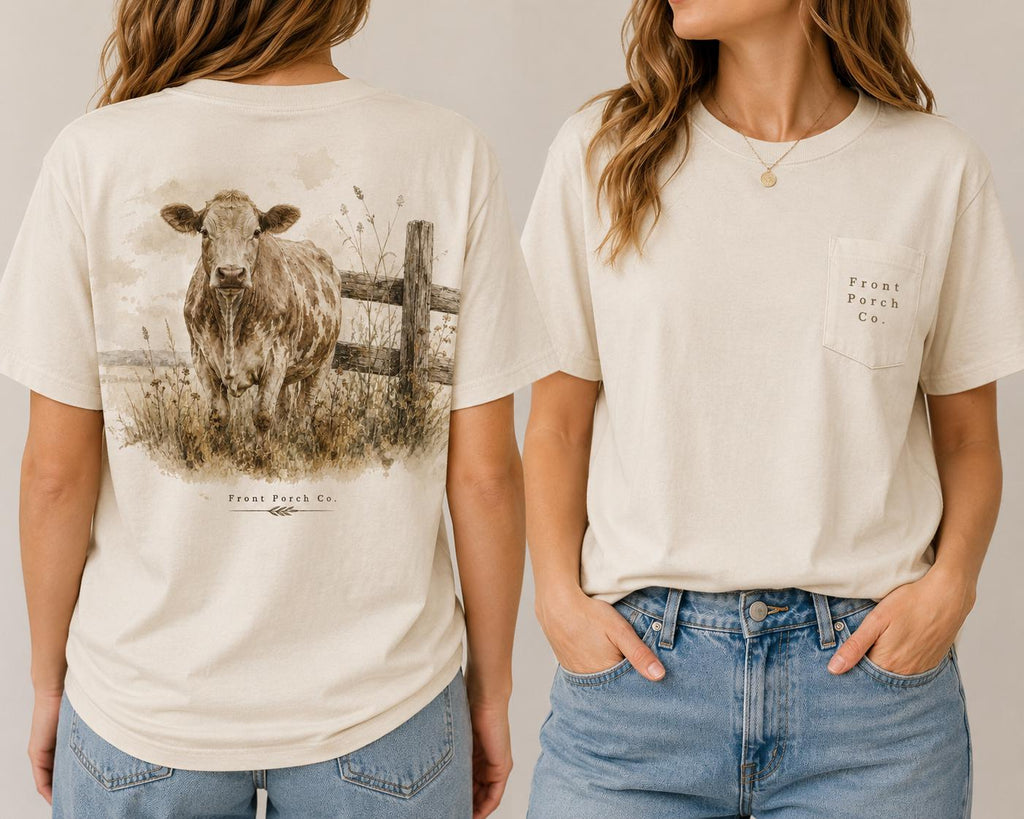 Rustic cow