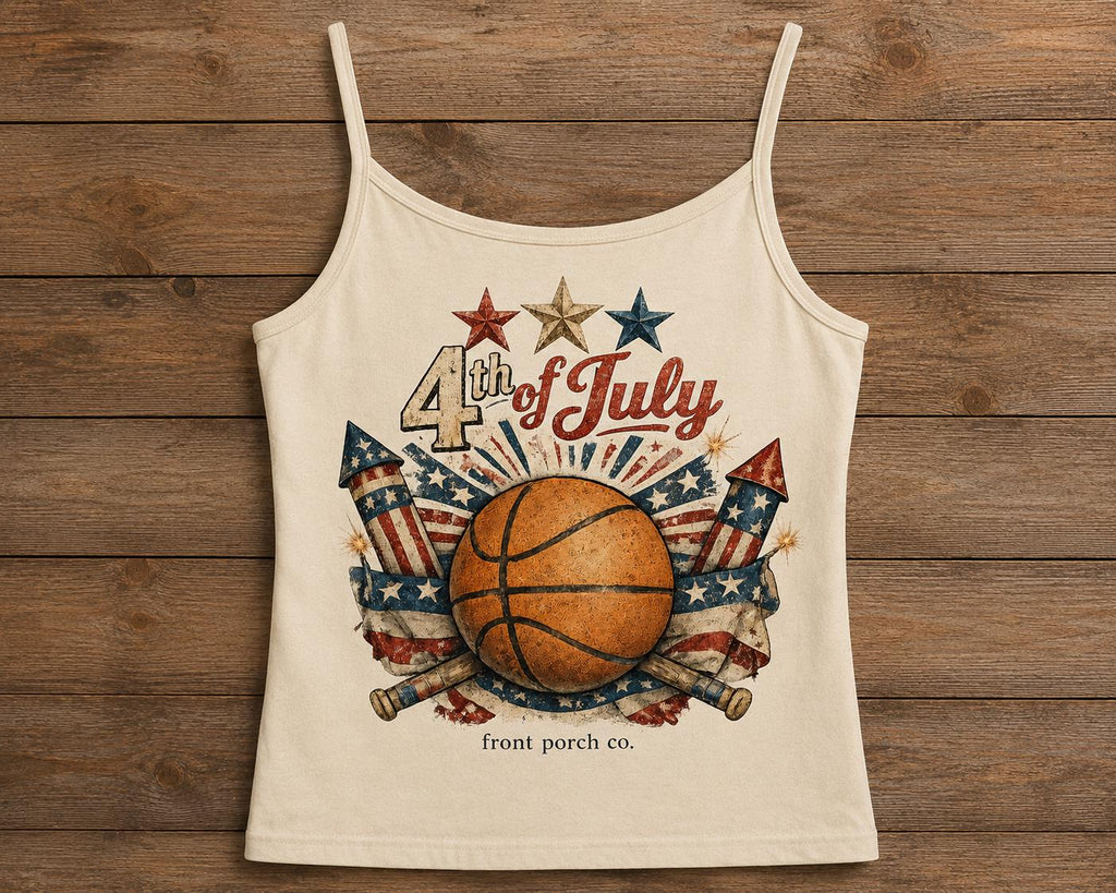 Basketball 4th of July Tee