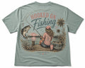 Fresh Water Hooked on Fishing Tee